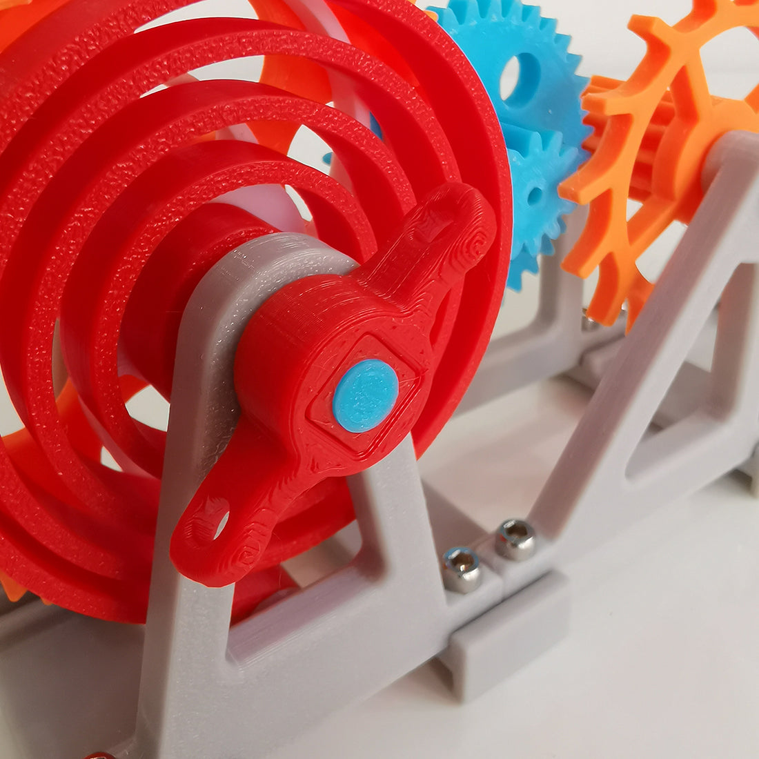 3D Printed Tourbillon Clock Movement Model, Gear Table Model DIY Assembly Model