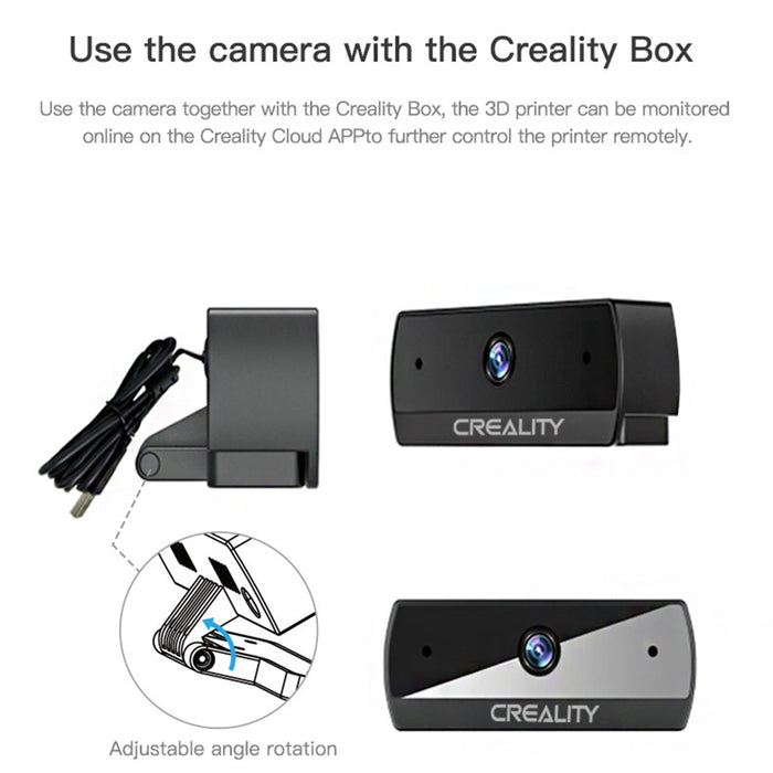 Creality Smart Kit, APP Remote Monitoring Camera and Camera WiFi Box, with Cloud Slice/Print/Real-Time Monitor/Remote Control Function